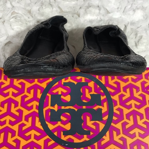 Tory Burch Python Embossed Ballet Flat - Picture 7 of 11
